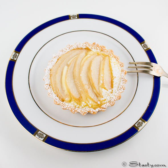 Pearandcustardtarts