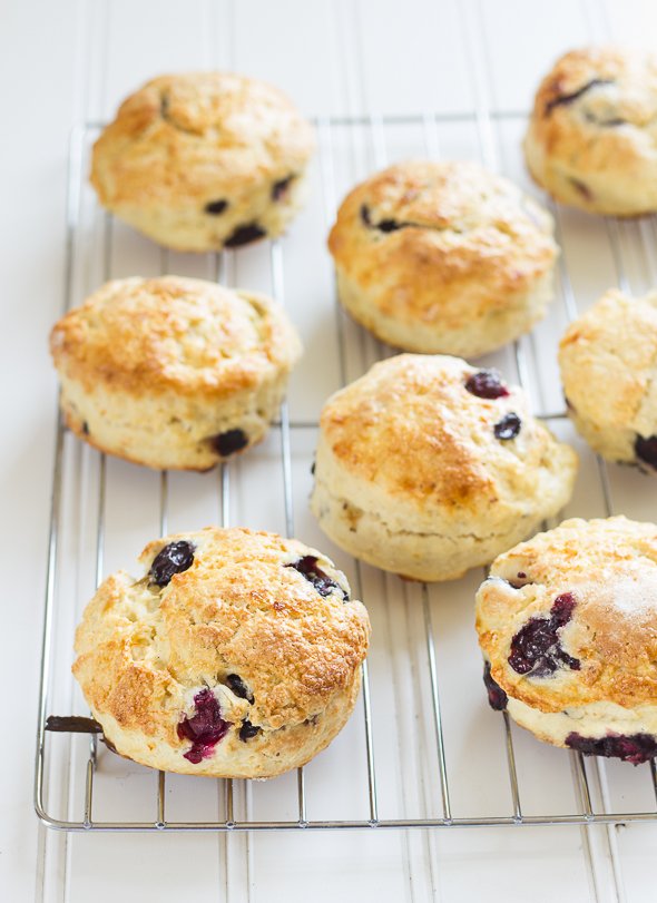 Blueberry and Orange Scones