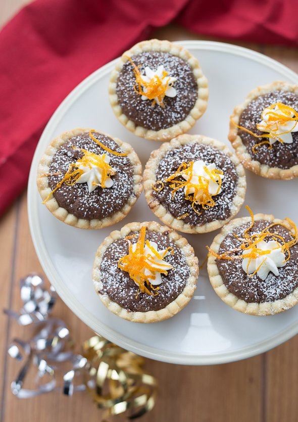 Christmas Brownie Pies