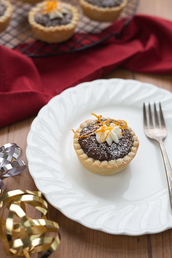 Christmas Brownie Pies