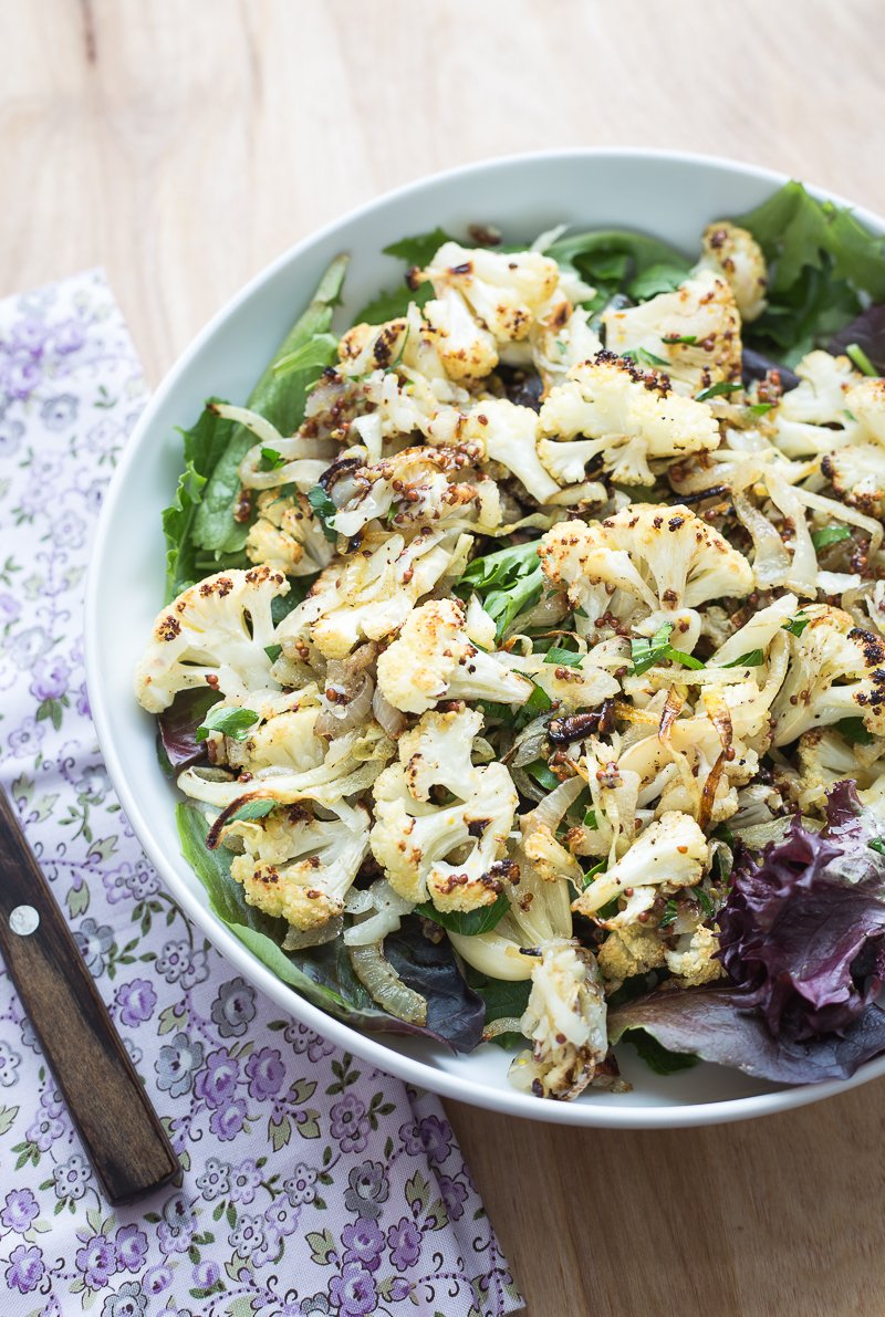 Roasted Cauliflower Salad