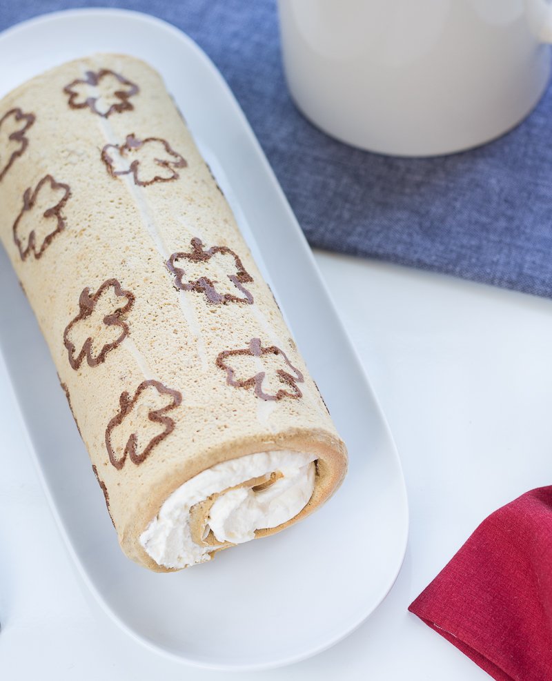 Irish Coffee Swiss Roll